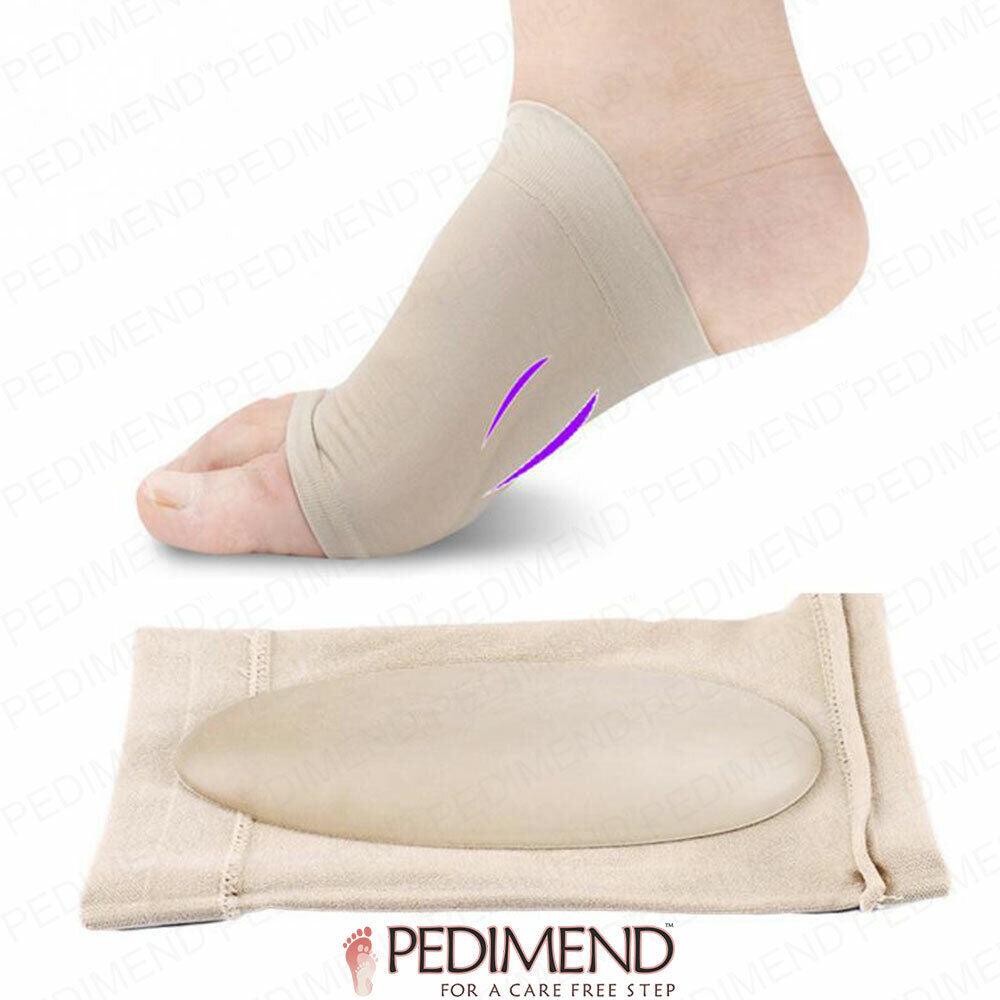 Best Arch Support Insoles for Flat Feet - Correction Sleeve with Soft Gel Pad Inside