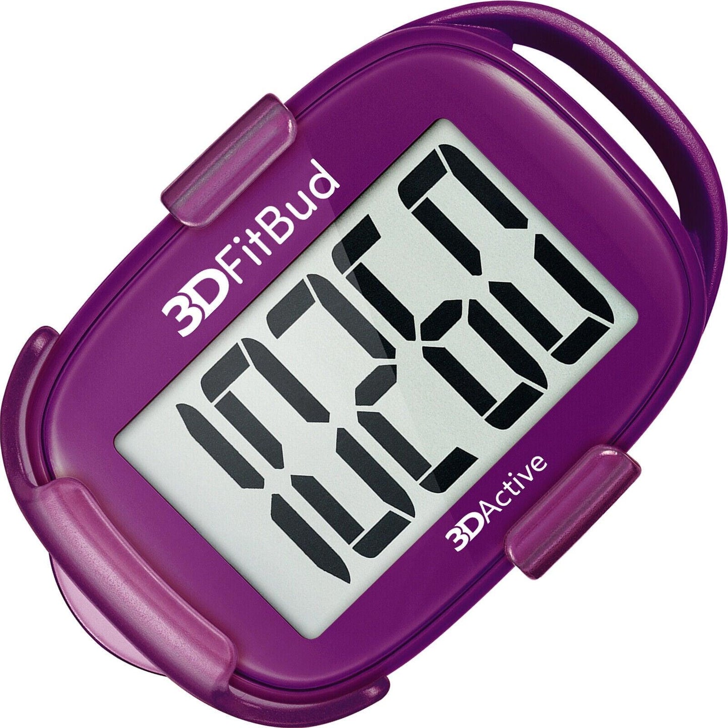 Simple Step Counter - 3D Pedometer with Clip and Lanyard A420S