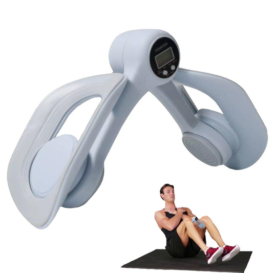 Pelvic Floor Muscle Trainer - Thigh Master with Counter Inner Thigh Kegel Exerciser Butt Leg Arm Hip Trainer