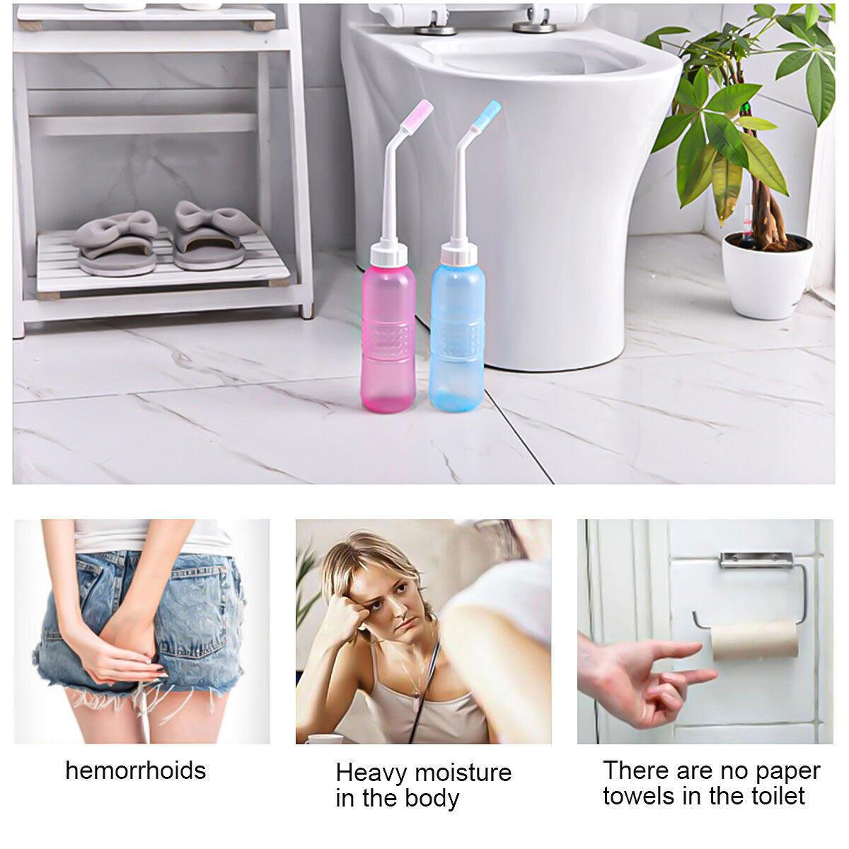 Portable Bidet UK - 560ml Water Washer Bottle Bidet Shower Bidet Sprayer Peri Bottle Spray