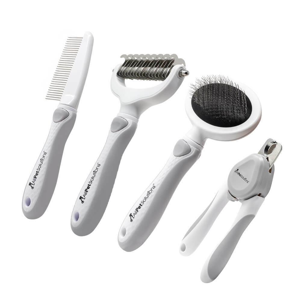 Grooming Brush for Dogs - All Pet Solutions Dog Puppy Cat Pet Grooming Comb, Slicker Brush, Dematting Tool
