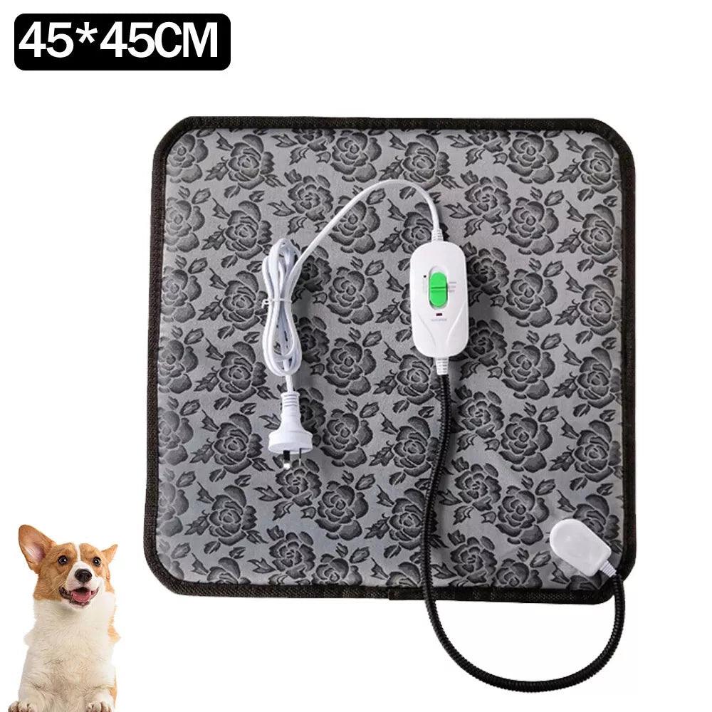 Pet Heating Pad - Electric Heat Mat Heated Bed Dog Puppy Whelping Pads