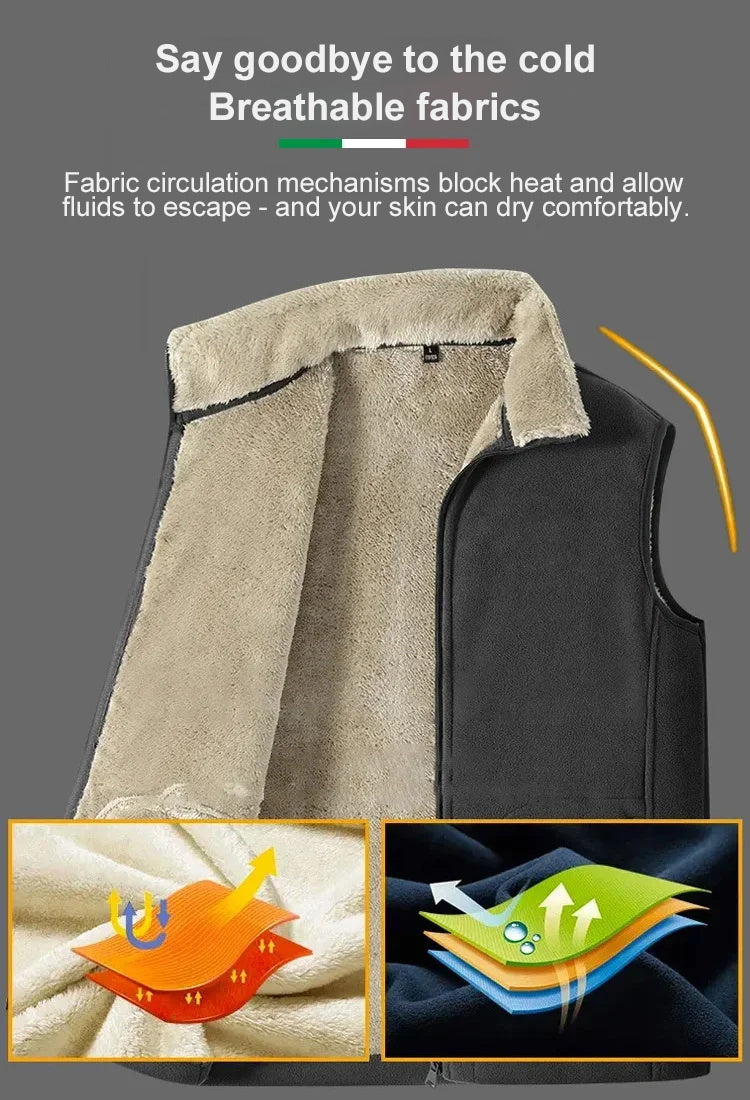 🍂Fall Specials🍂 Men's Warm Vest - Combines style and warmth