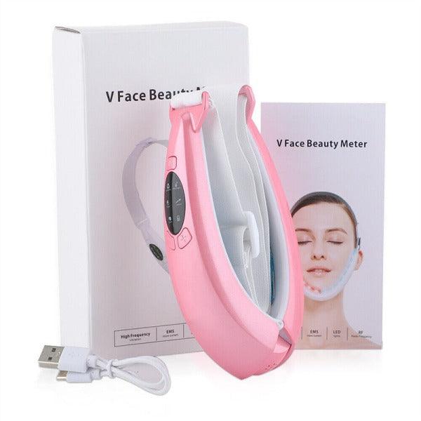 Double Chin Massager - Electric V-Face Shaping Massage Face Lifting Slim Double Chin Removal Machine