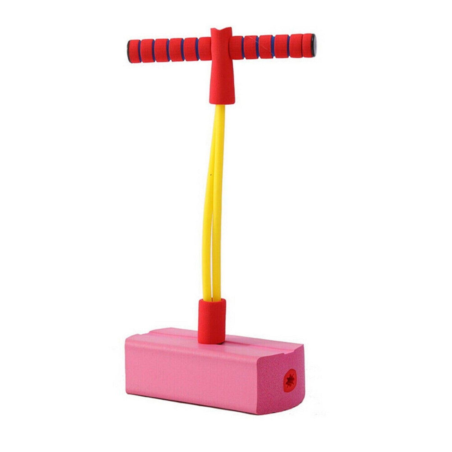 Pogo Sticks for Kids - Foam Pogo Jumper for Kids, Pink children's fitness toys, outdoor jumping balance sense indoor