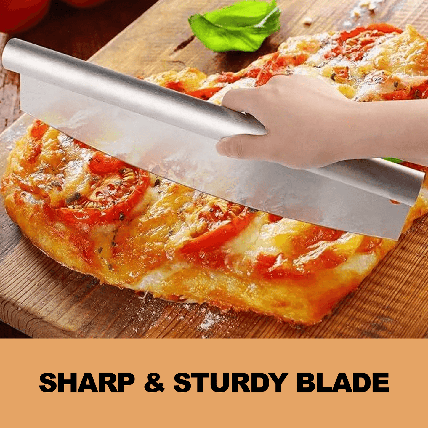 12 Inch Pizza Peel – Aluminium Pizza Peel with Wood Handle Foldable Design Pizza Cutter