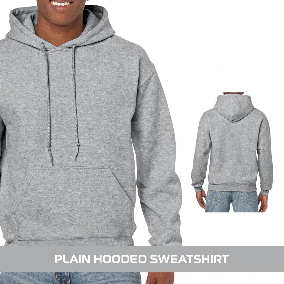Best Heavyweight Hoodie - Plain Hooded Sweatshirt Mens Womens Soft Heavyweight Hoodie Top