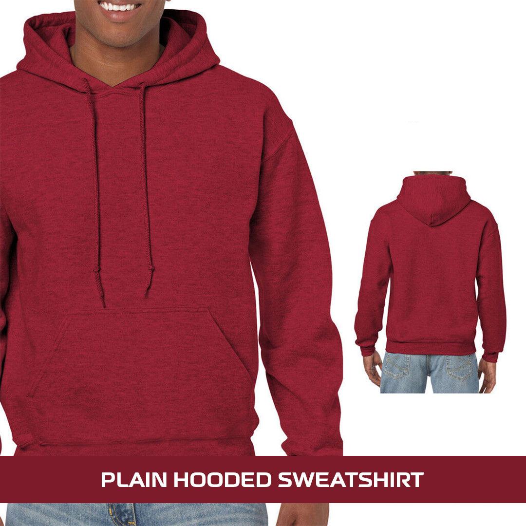 Best Heavyweight Hoodie - Plain Hooded Sweatshirt Mens Womens Soft Heavyweight Hoodie Top