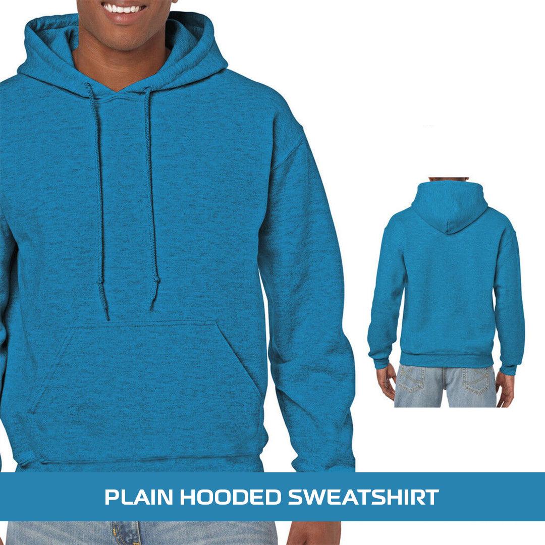 Best Heavyweight Hoodie - Plain Hooded Sweatshirt Mens Womens Soft Heavyweight Hoodie Top