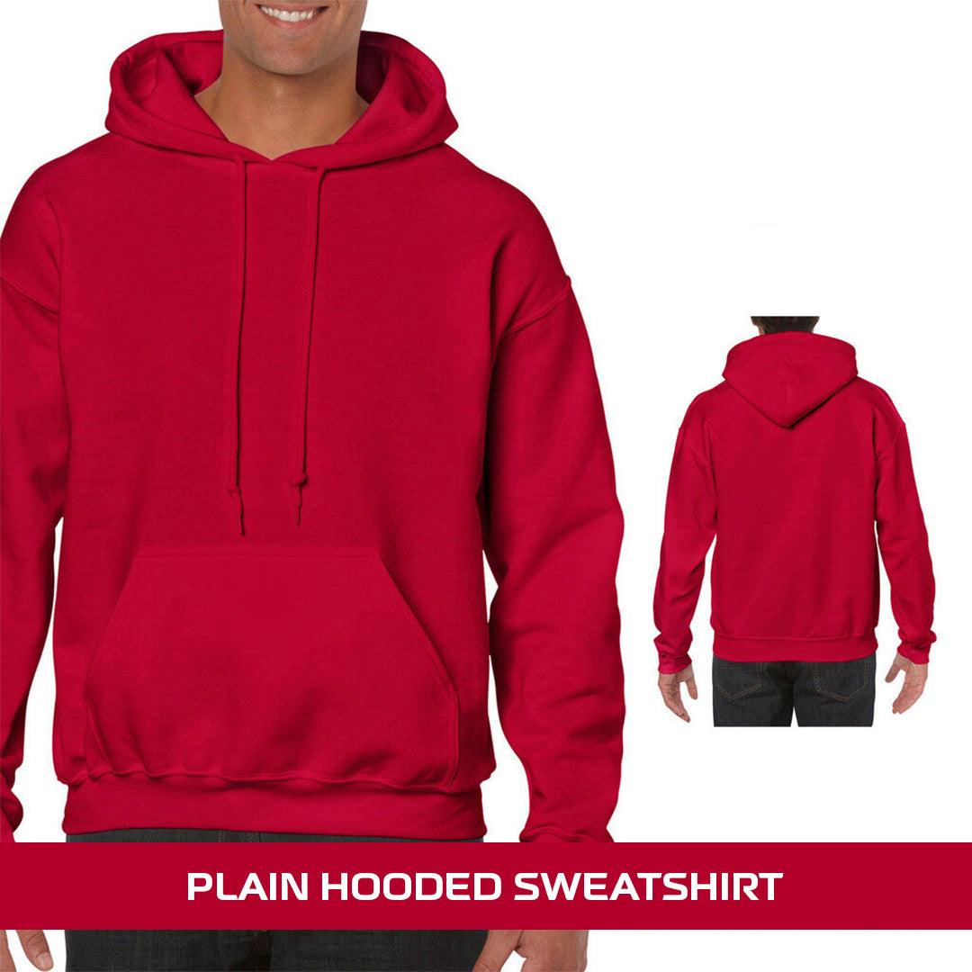 Best Heavyweight Hoodie - Plain Hooded Sweatshirt Mens Womens Soft Heavyweight Hoodie Top