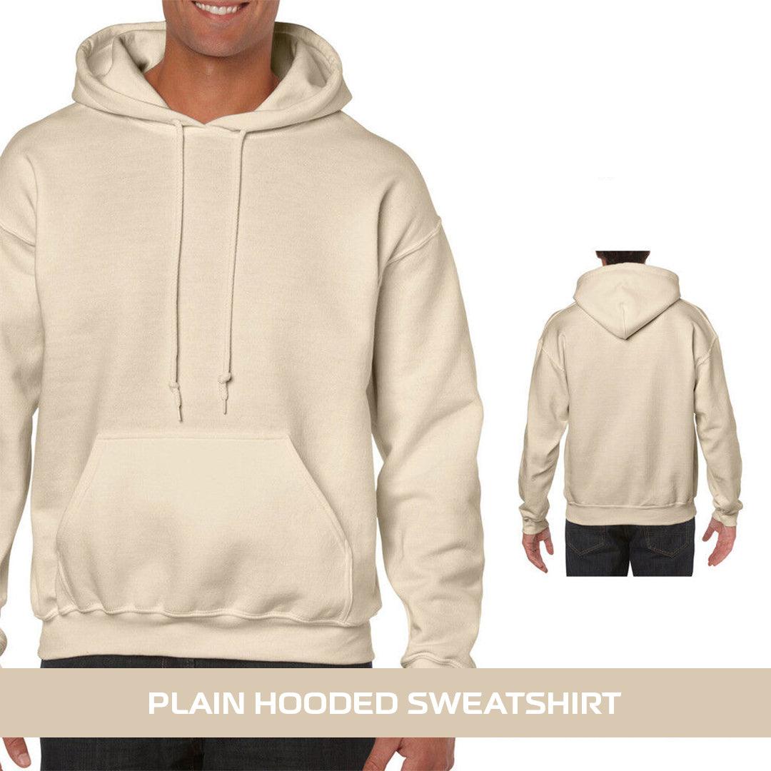 Best Heavyweight Hoodie - Plain Hooded Sweatshirt Mens Womens Soft Heavyweight Hoodie Top
