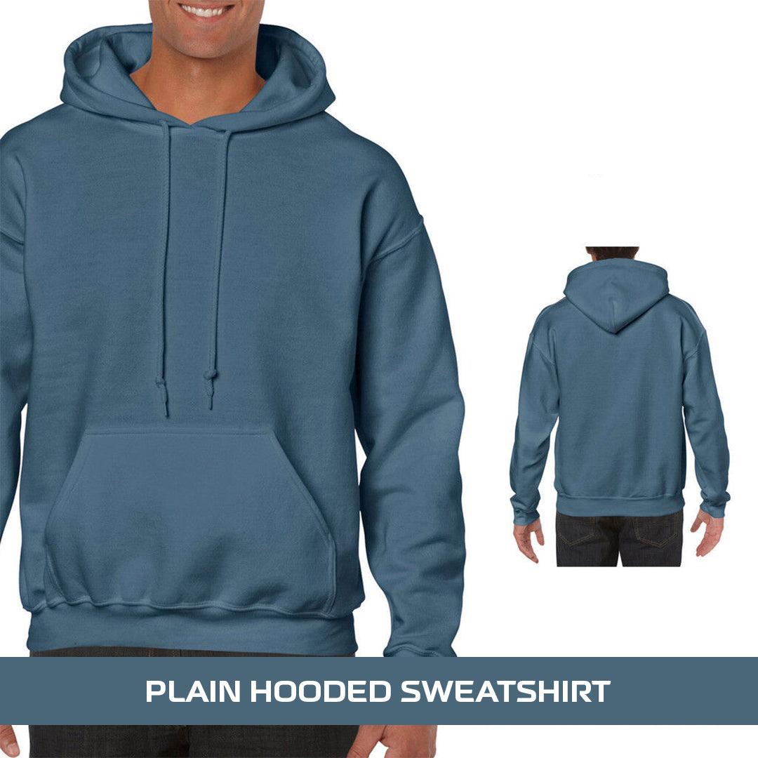 Best Heavyweight Hoodie - Plain Hooded Sweatshirt Mens Womens Soft Heavyweight Hoodie Top