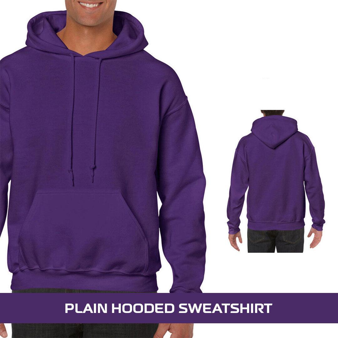 Best Heavyweight Hoodie - Plain Hooded Sweatshirt Mens Womens Soft Heavyweight Hoodie Top