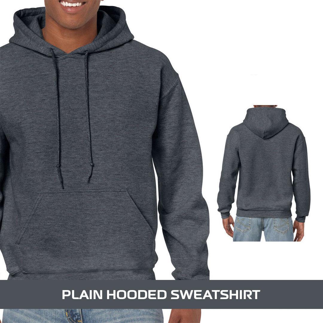 Best Heavyweight Hoodie - Plain Hooded Sweatshirt Mens Womens Soft Heavyweight Hoodie Top
