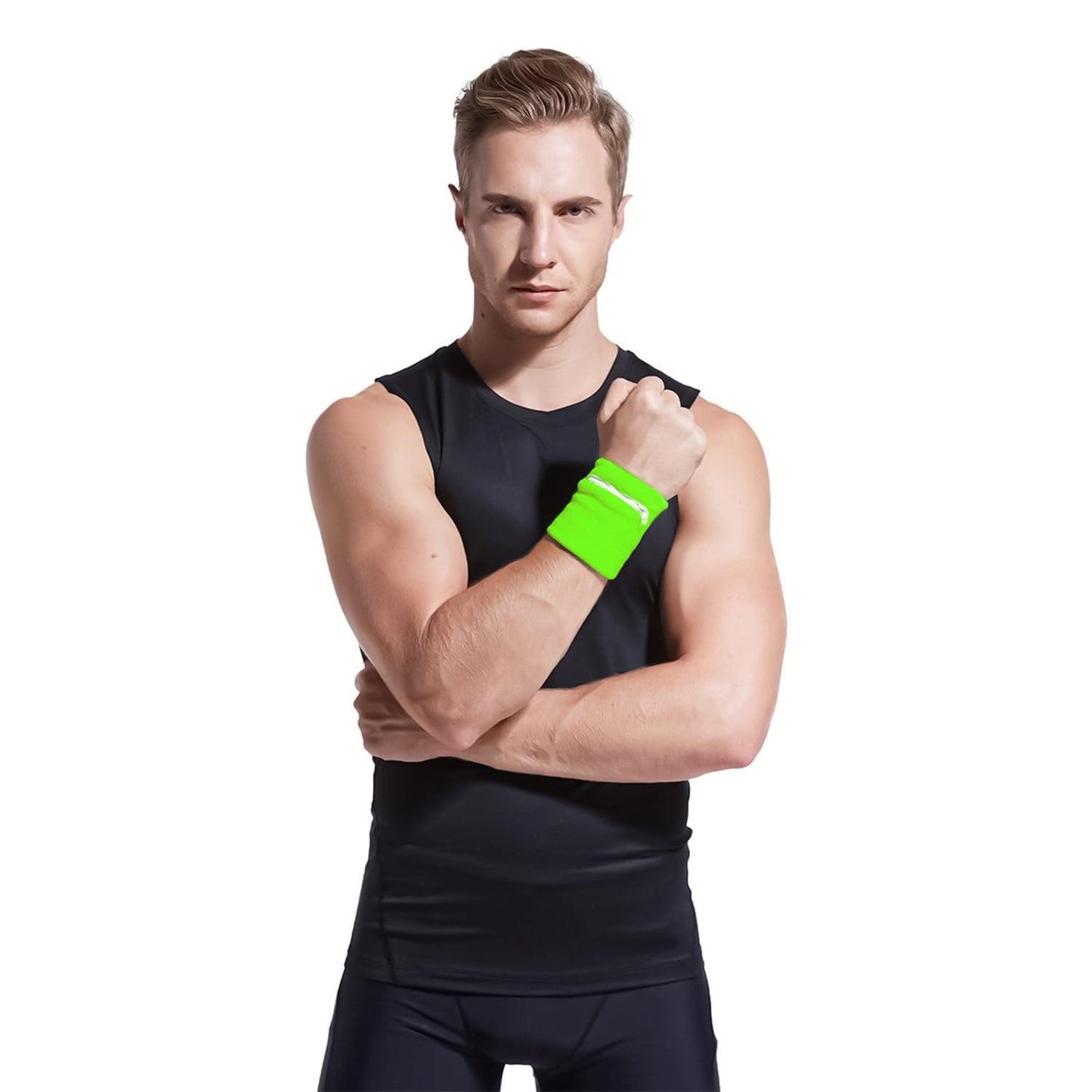 Wrist Wallet for Runners - Pocket Wrist Wallet Pouch Bag Band Zipper for Running