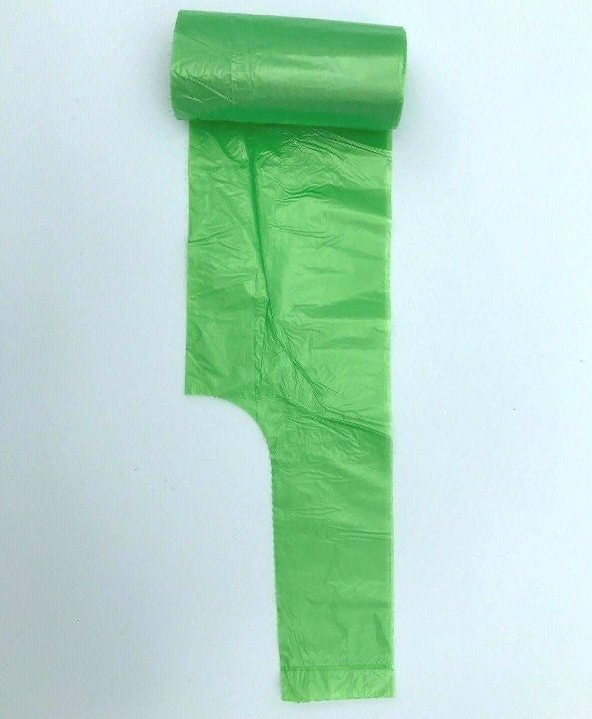 Compostable Dog Poop Bags - 12 rolls Degradable Poo Bags Pocket Size With Tie Handles