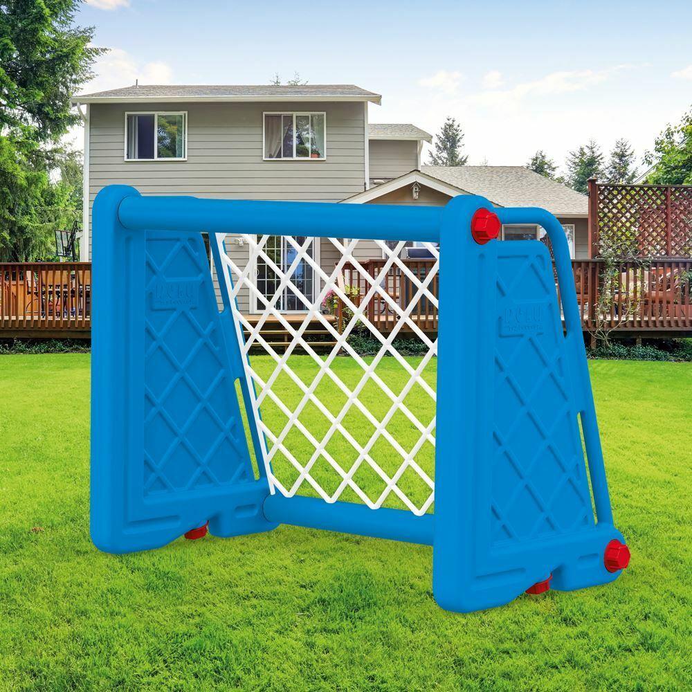 Football Goal Posts for Kids - Portable Durable Childrens Football Soccer Goal Post Net Indoor Outdoor Kids Fun