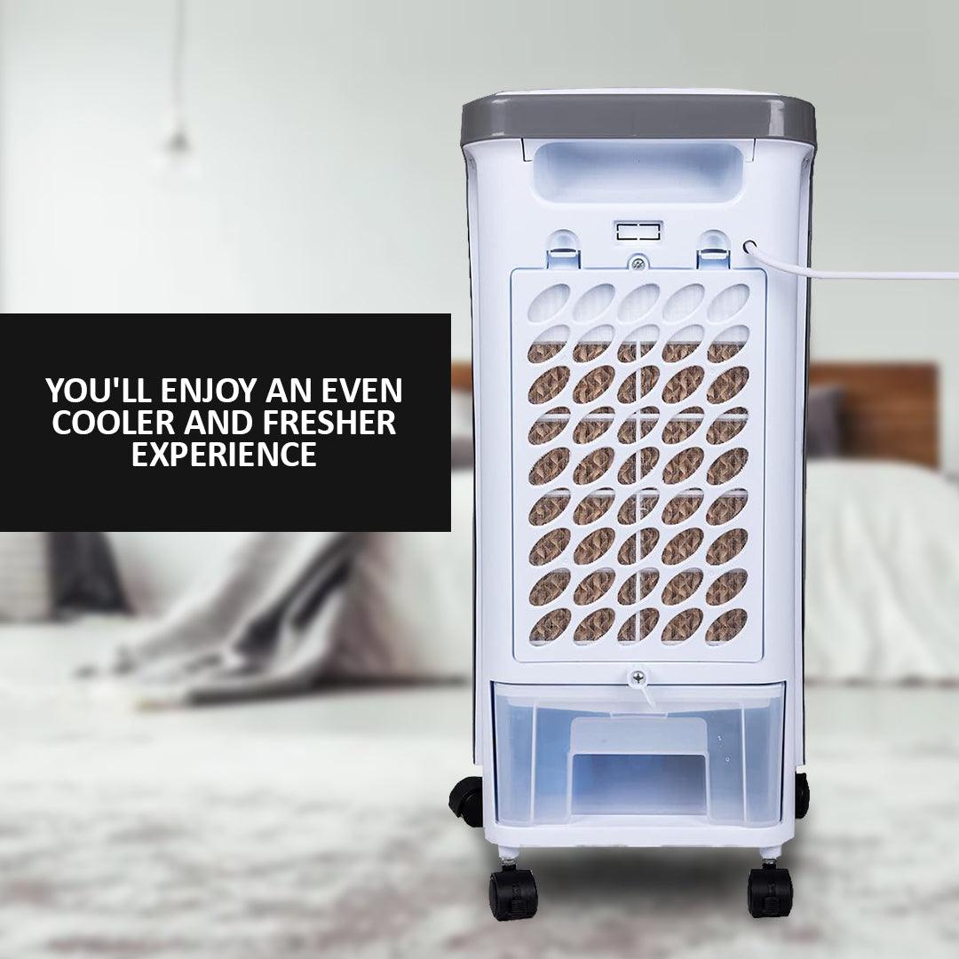 Portable Air Conditioner - 4L Air Cooler Evaporative Oscillating Unit Ice Fan W/ Remote Swing AC