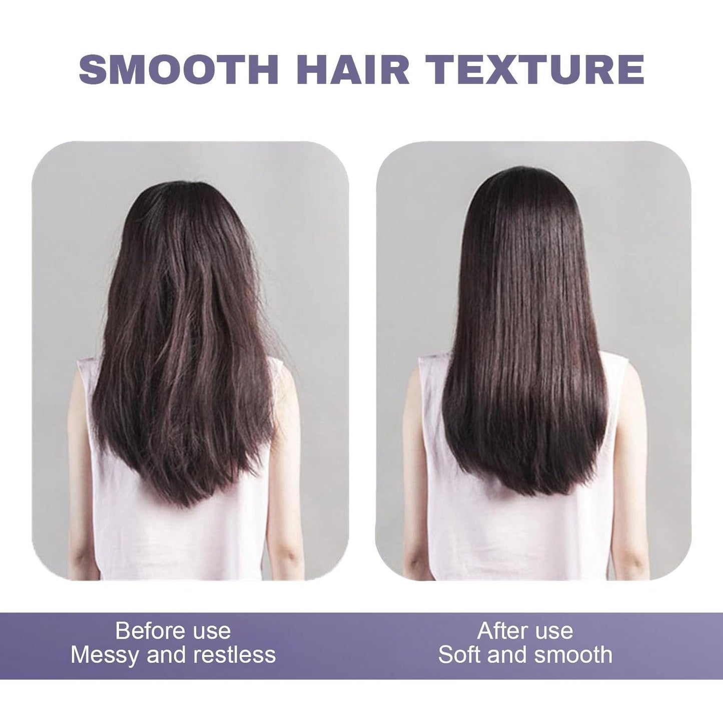 Cordless Hair Straightener - Portable Hair Straightener Brush Antiscald Hair Iron