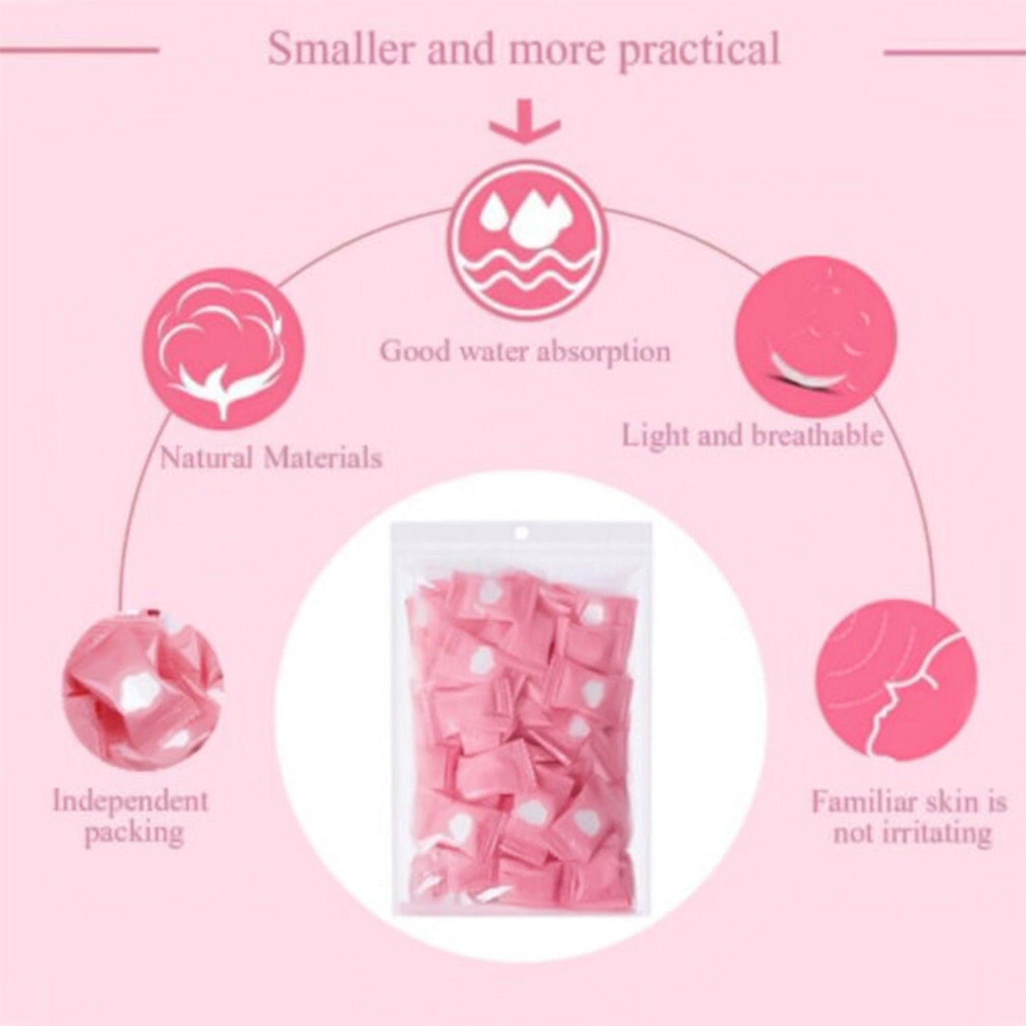 Compressed Towel Tablets - 100 Pcs Portable Magic Towel Disposable Compressed Travel Towel
