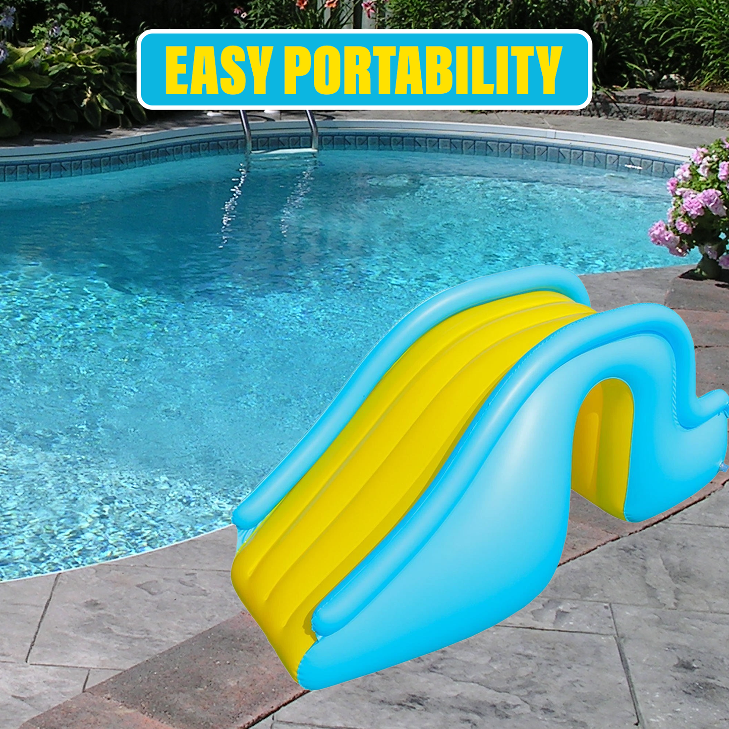 Inflatable Pool Slide – Fun Garden Water Slide for Children & Toddlers