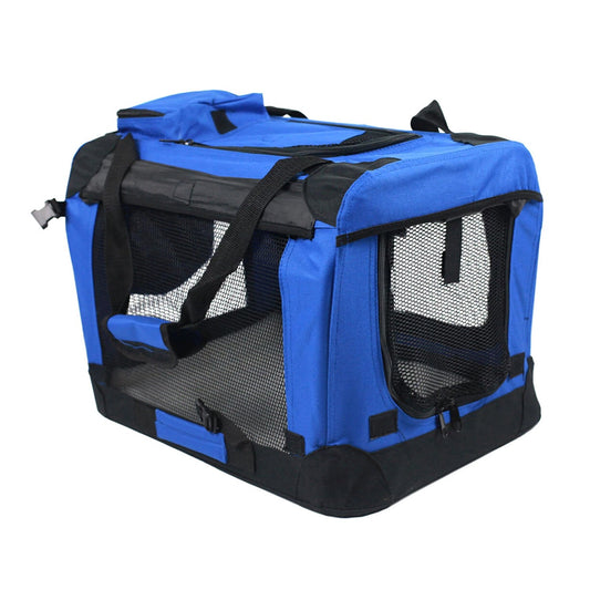 Pet Travel Crate - Pets Fabric Dog Crate Puppy Carrier Cat Travel Cage Carry Pet Bag