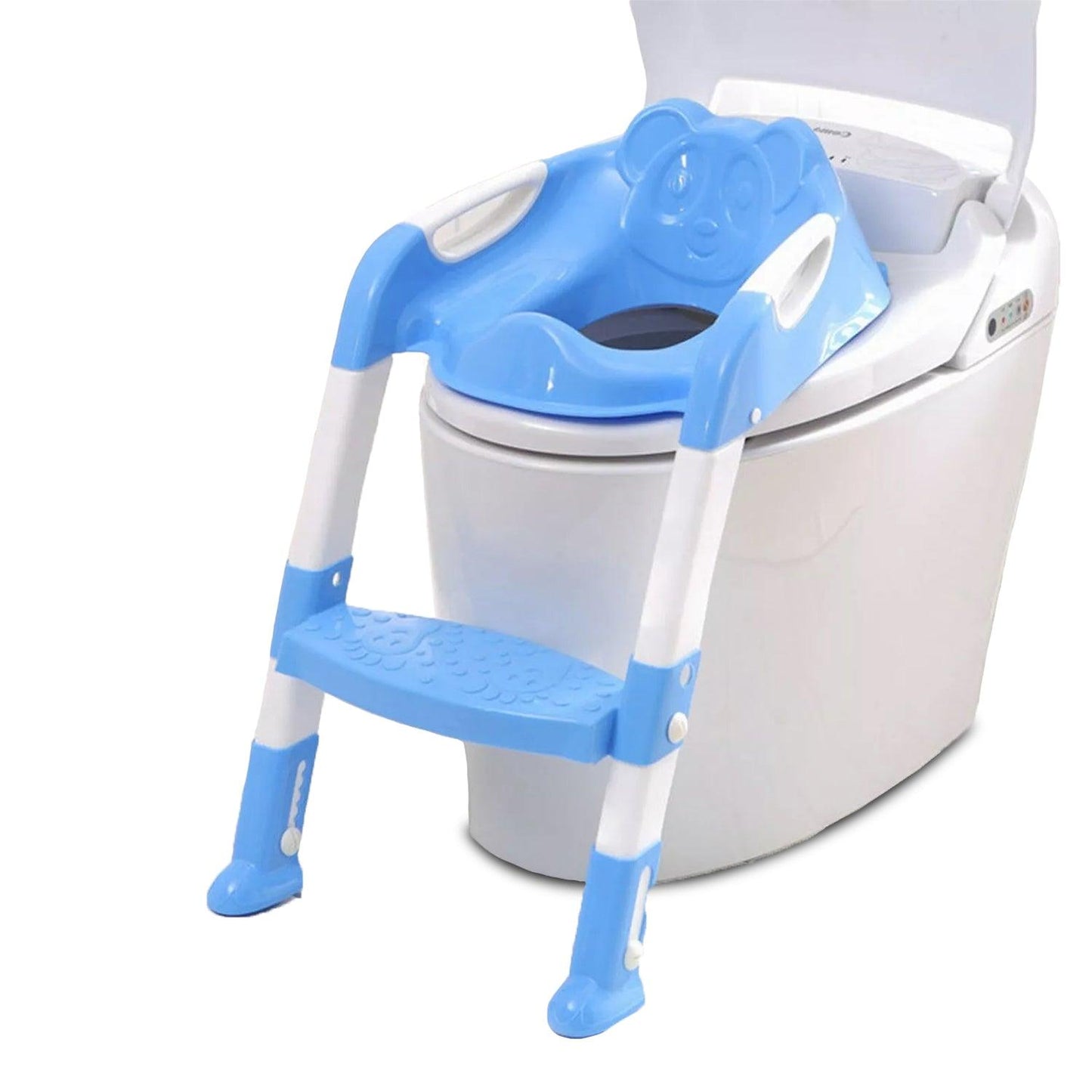 Potty Toilet Training Seat - Foldable Children Toilet Seat & Ladder Training Step Up Down Stool