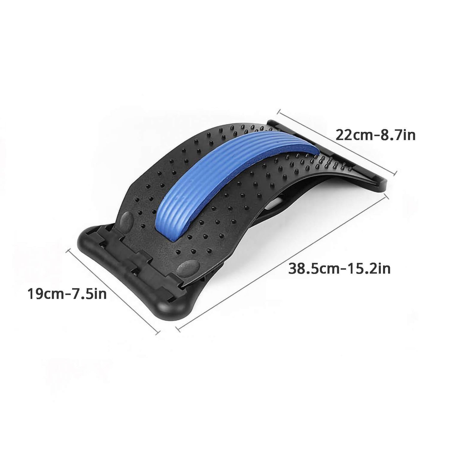 Back Stretcher Posture Corrector - Back Pain & Tension Relief Lower Lumbar Massage
