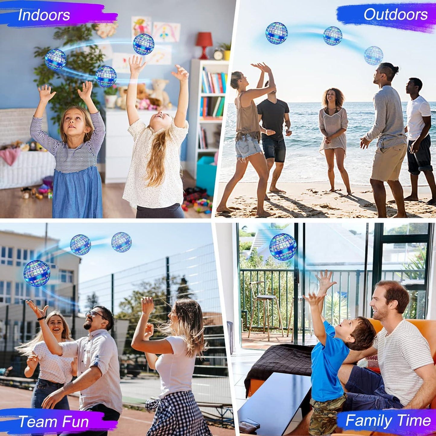 Flying Orb Balls - Pro Flying Ball Space Orb Magic Mini Drone UFO Boomerang Ball Boy Girl Toy Gifts