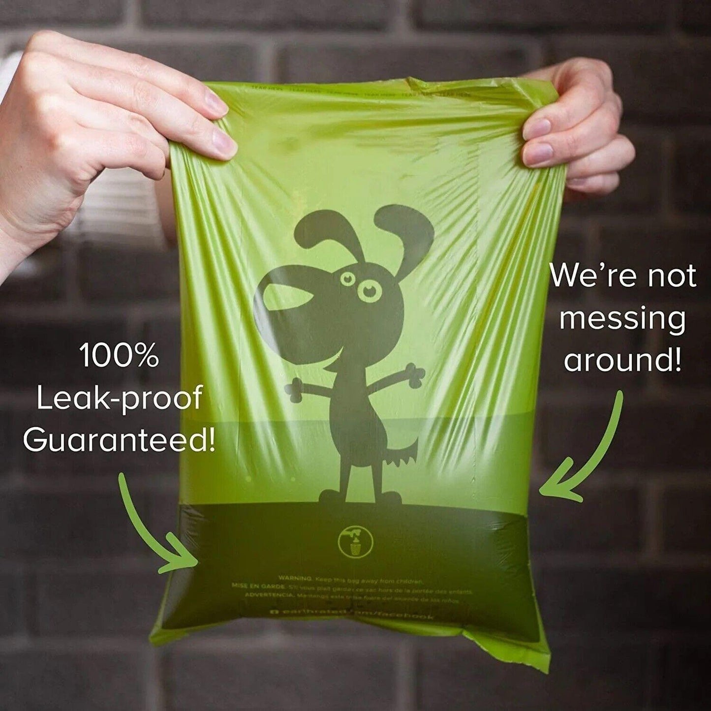 Thickest Dog Poop Bags -  270 Count Puppy Poo Bags Waste Refill Roll Lavender Scented