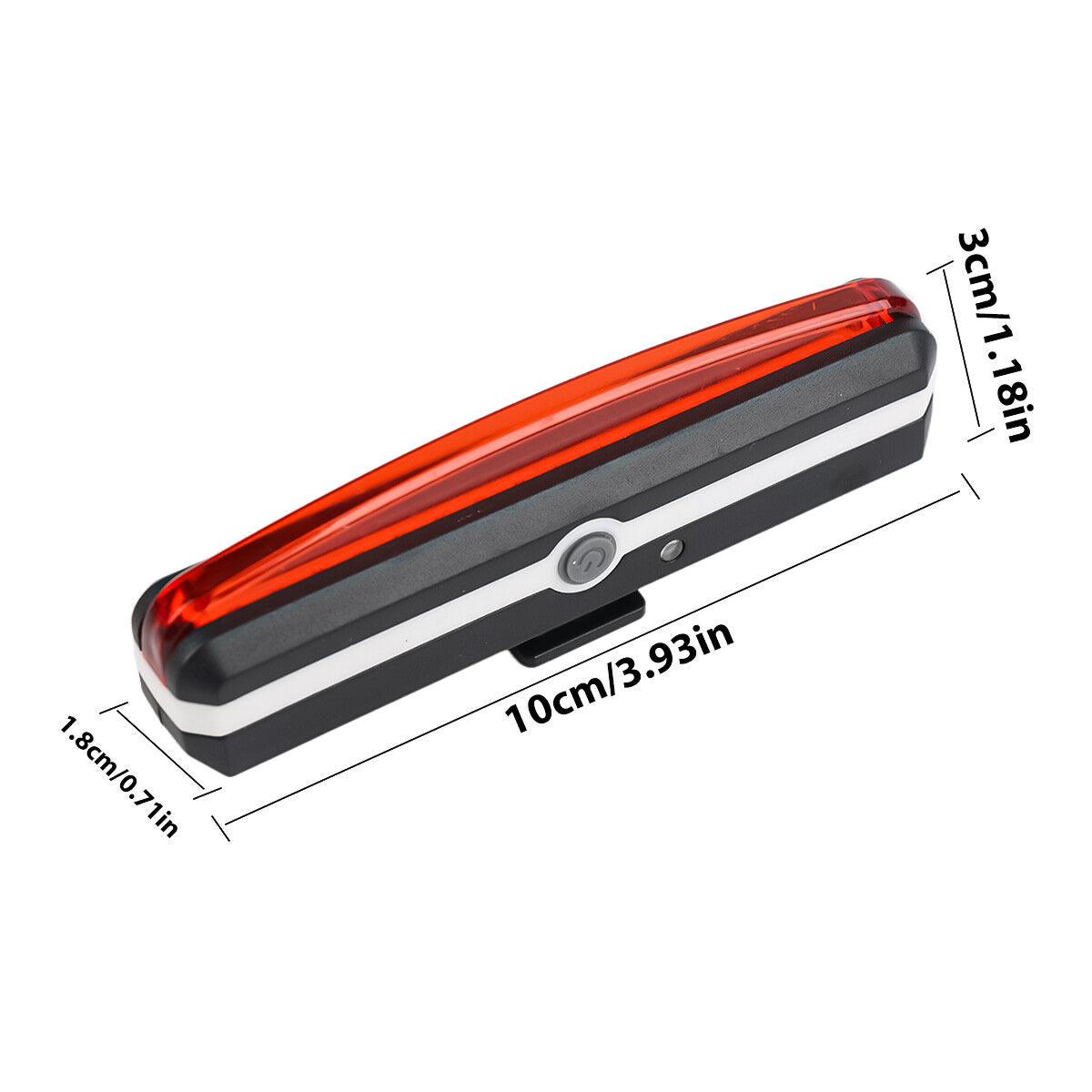 Best Rear Light for Road Bike - Rechargeable Rear Bike Lights Back Bicycle Light Set LED Front USB Waterproof UK