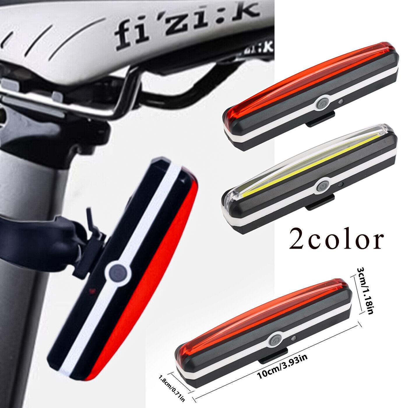 Best Rear Light for Road Bike - Rechargeable Rear Bike Lights Back Bicycle Light Set LED Front USB Waterproof UK