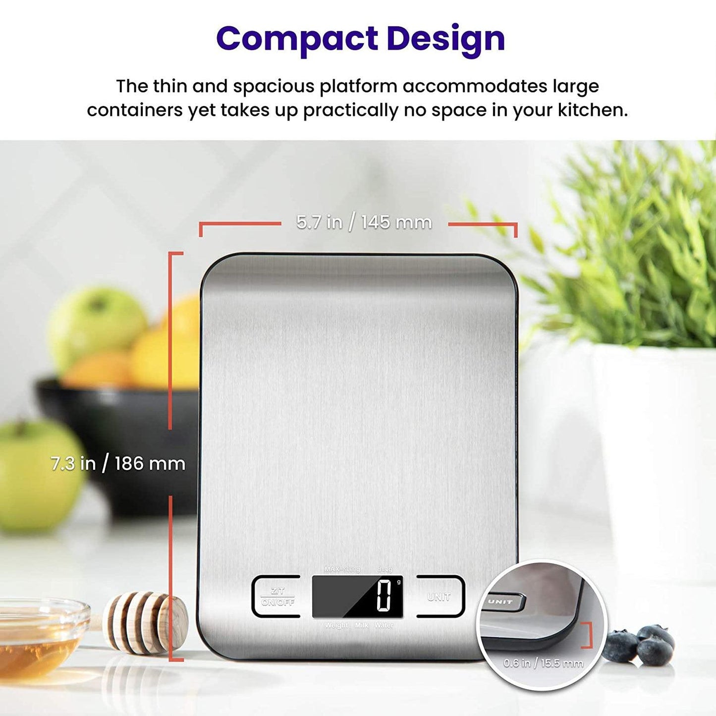 Best Kitchen Scales Uk - Digital 10kg Kitchen Scales Electronic Balance LCD Food Weight Postal Scale