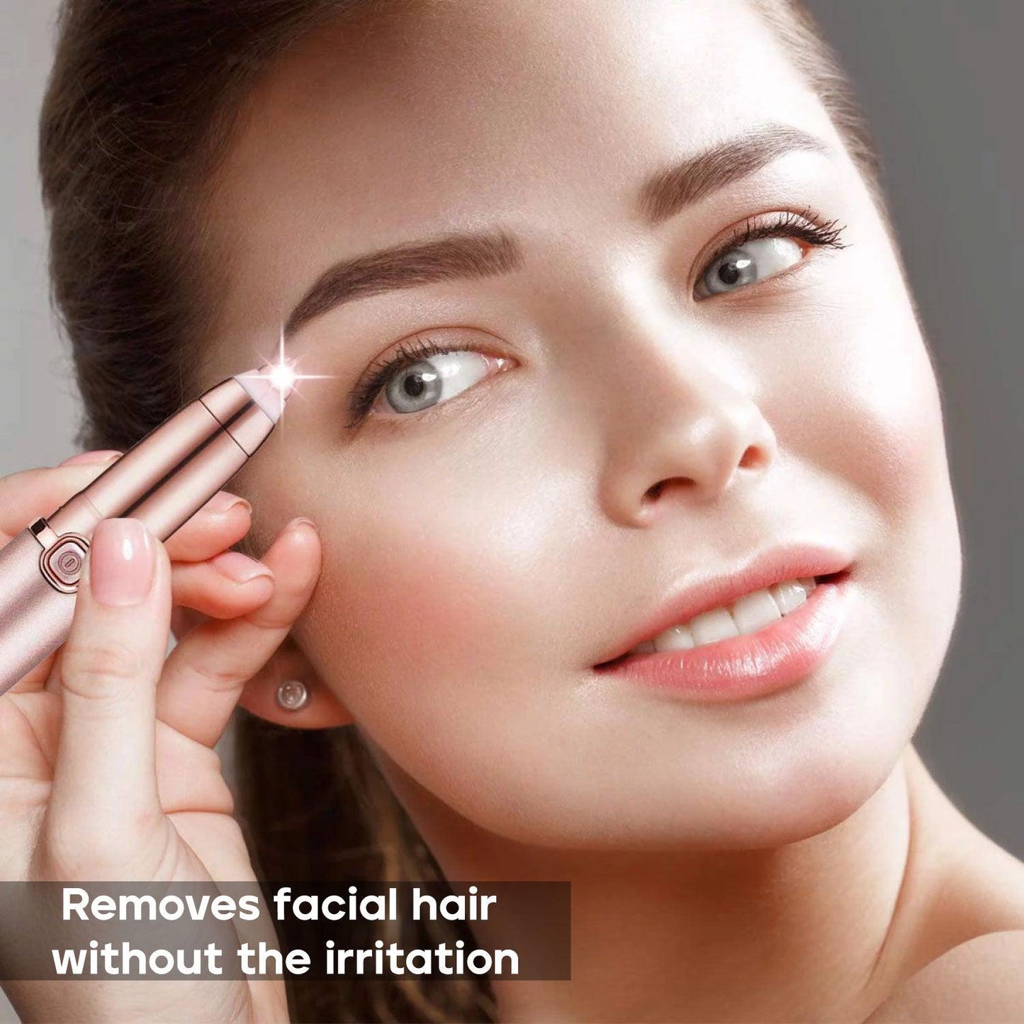 Eyebrow Trimmer for Women - Rechargeable Facial Hair Remover Face Hair Trimmer Eyebrow Razor Portable Mini Epilator