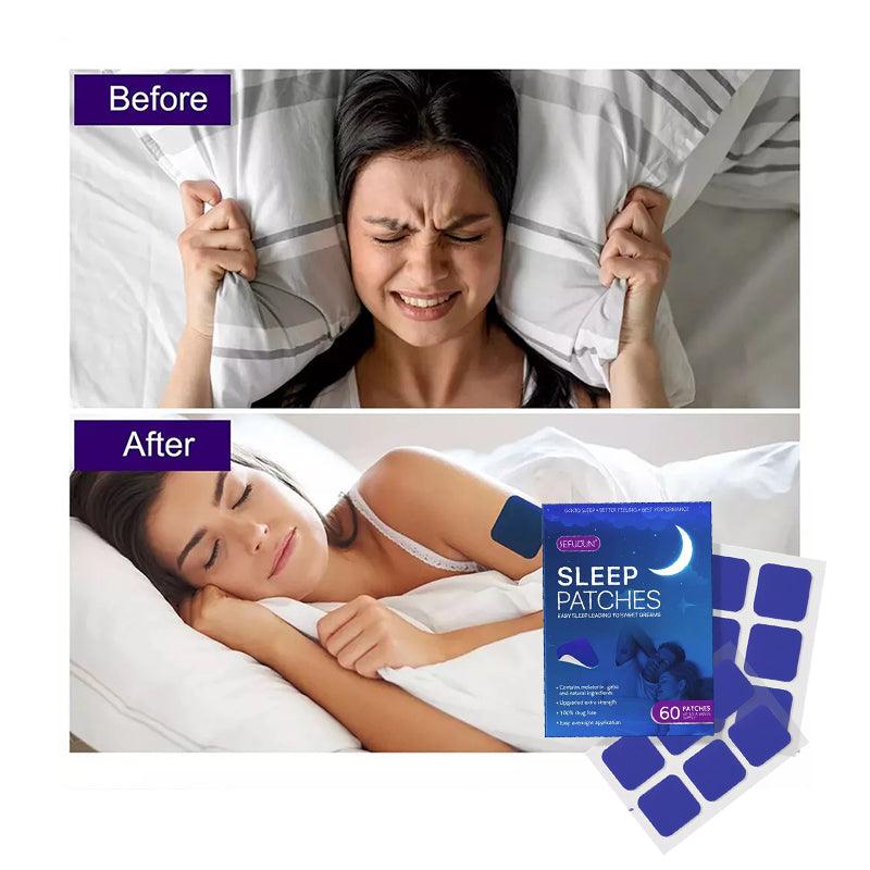 Natural Sleep Patches - 60x Safe Sleep Patches Natural Sleeping Improve Aid Patch Care Adults Rest