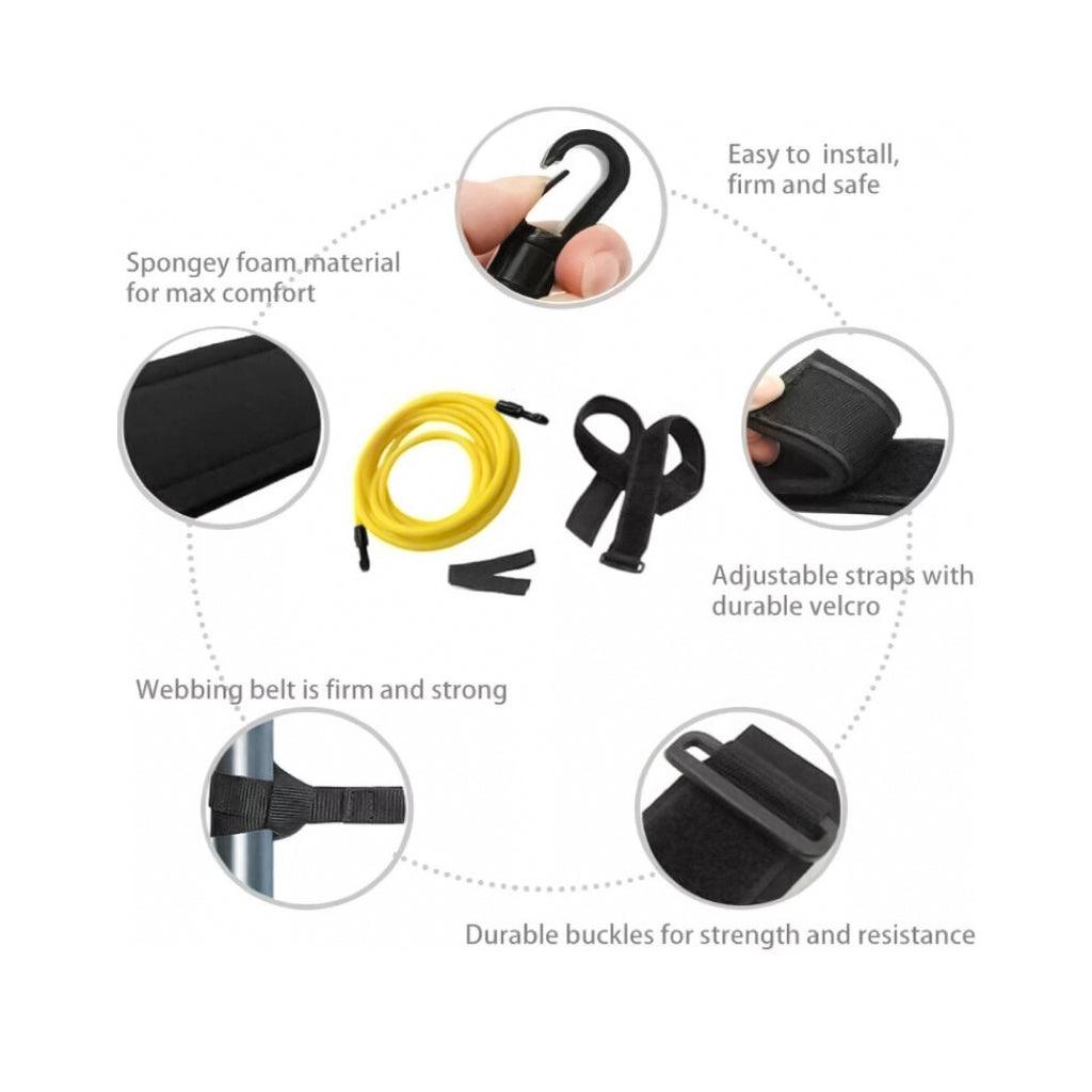 Swim Resistance Band - 3M/4M Swim Trainer Belt Swimming Resistance Tether Leash Pool Training Harness