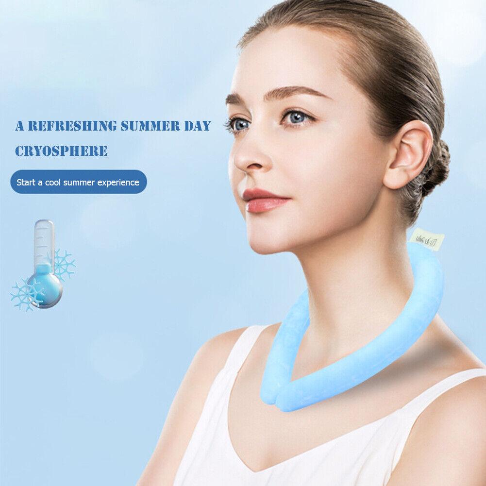 Cool Wraps for Neck - Reusable Neck Cooling Ring Wearable Cooling Neck Wraps For Outdoor Summer Heat