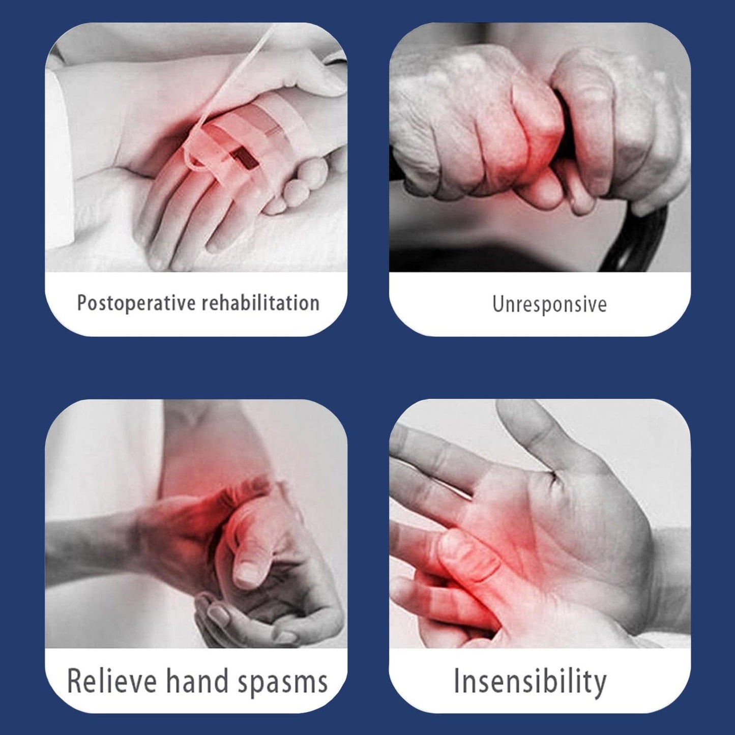 Rehabilitation Robot Gloves - Electric Hand Exerciser Hemiplegia Finger Rehabilitation Trainer Robot Glove