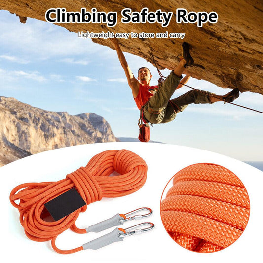 Ropes for Tree Climbing -  10m/32.81ft  Heavy Duty Rock Climbing Tree Rope Cord Outdoor Safety Use Emergency