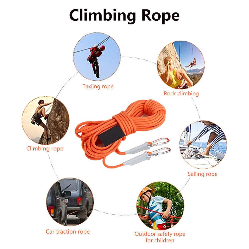 Ropes for Tree Climbing -  10m/32.81ft  Heavy Duty Rock Climbing Tree Rope Cord Outdoor Safety Use Emergency