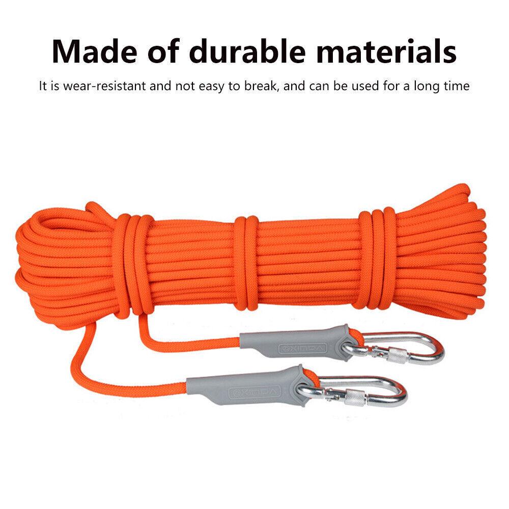 Ropes for Tree Climbing -  10m/32.81ft  Heavy Duty Rock Climbing Tree Rope Cord Outdoor Safety Use Emergency