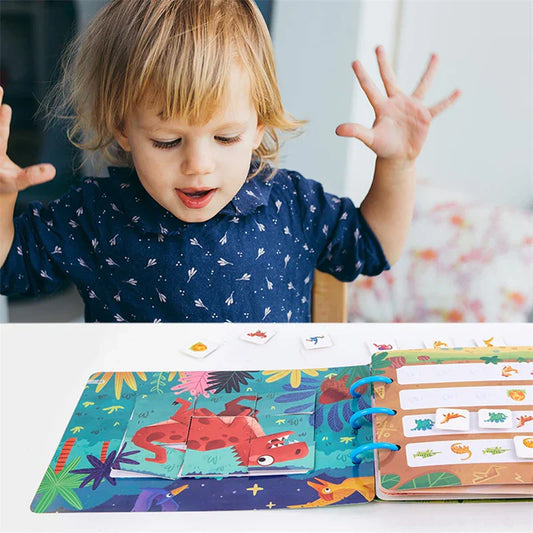 Animal and Dino Adventure Interactive Book