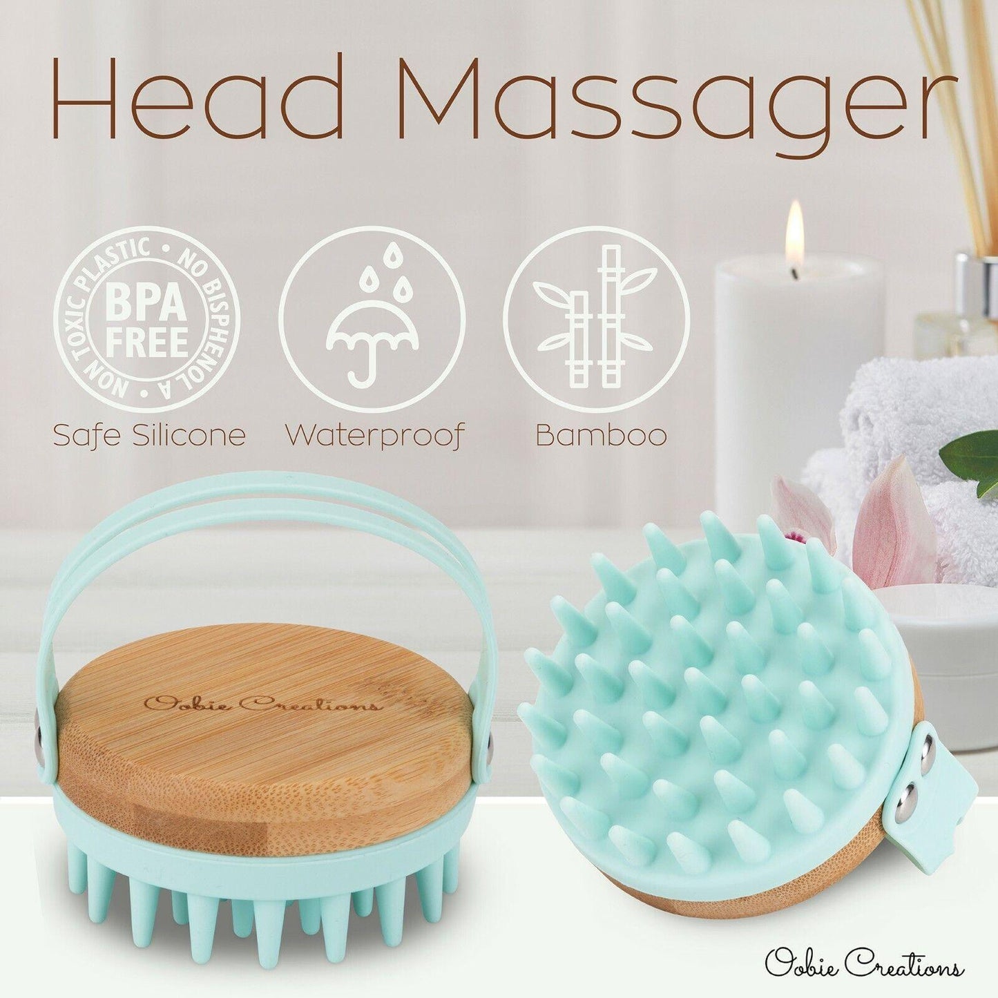 Scalp Exfoliation Brush - Scalp Massager Shampoo Brush Hair Washing Massager Scalp Brush Scrubber