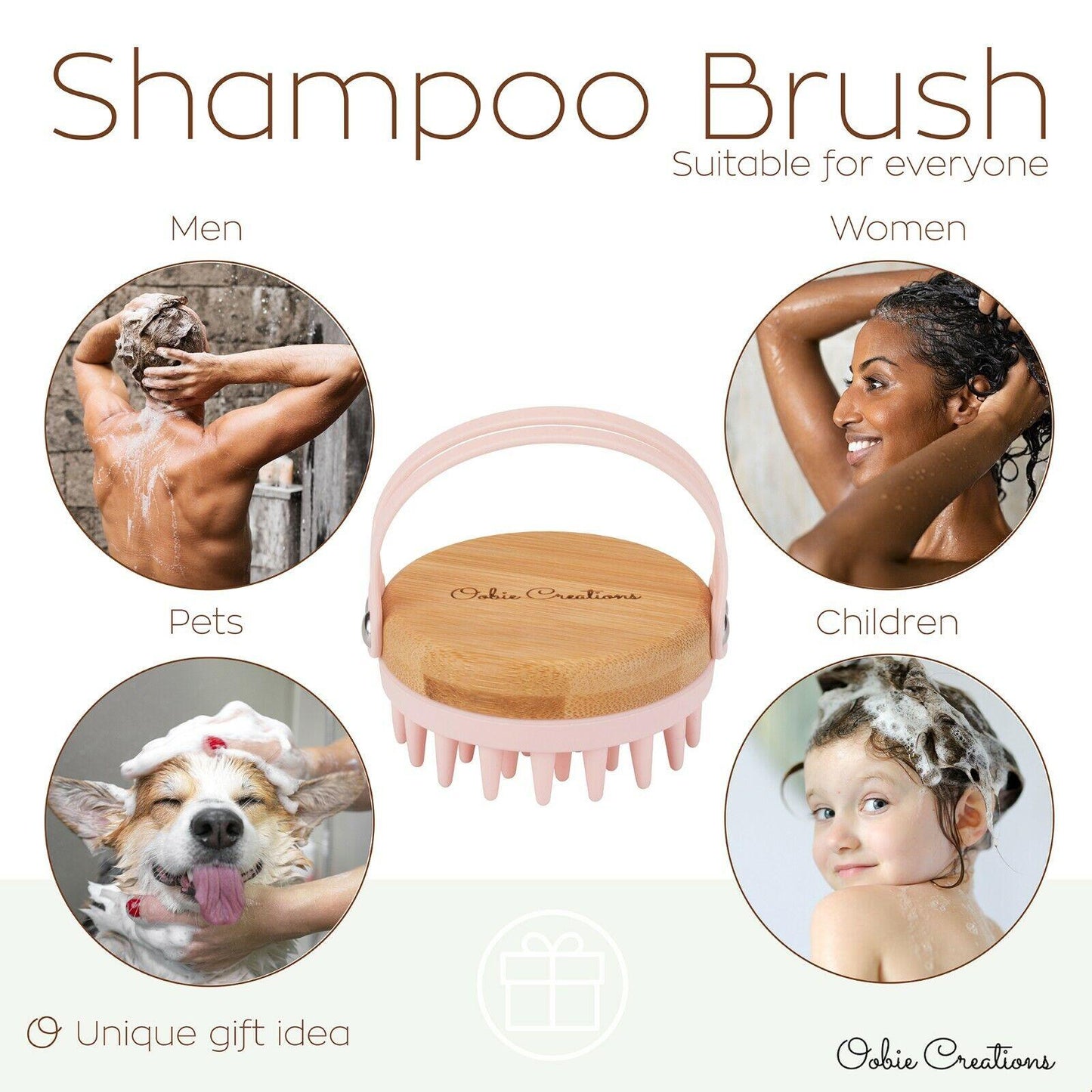 Scalp Exfoliation Brush - Scalp Massager Shampoo Brush Hair Washing Massager Scalp Brush Scrubber