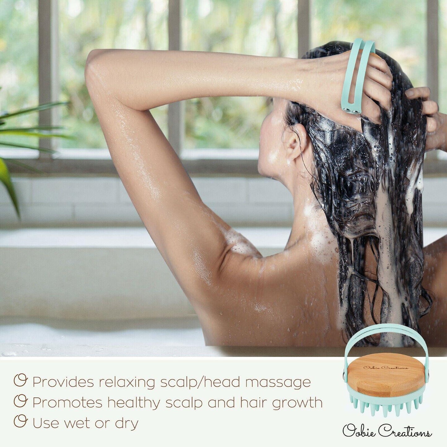 Scalp Exfoliation Brush - Scalp Massager Shampoo Brush Hair Washing Massager Scalp Brush Scrubber