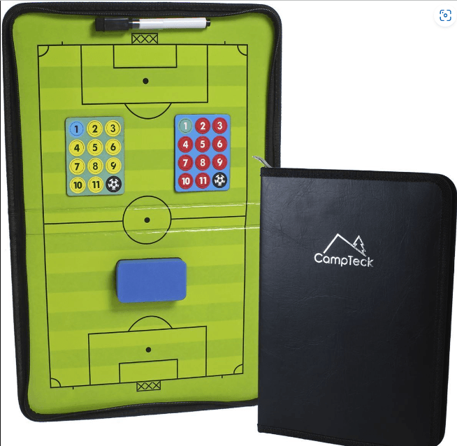Magnetic Football Coaching Board Tactics Strategy - Double Sided with Player Markers