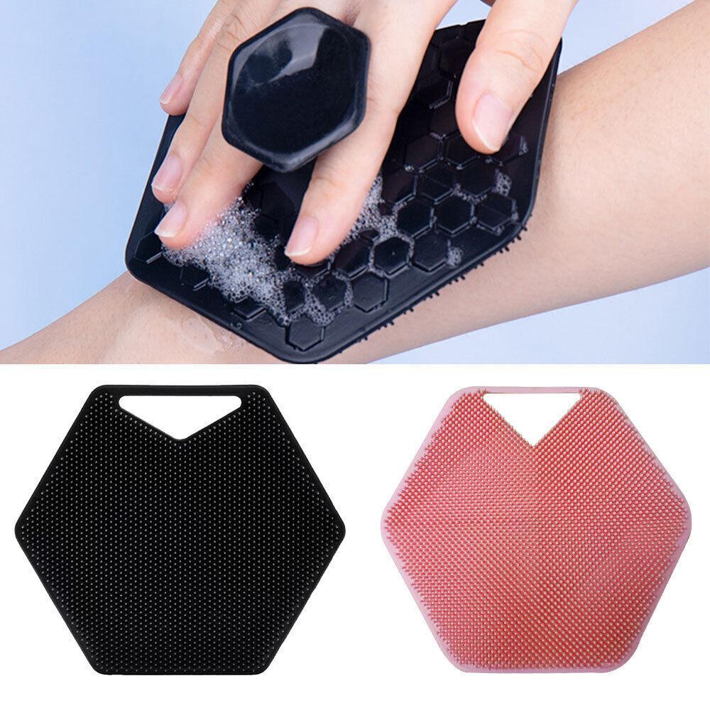 Silicone Body Scrubber - Silicone Body Face Scrubber Shower Cleansing Brush Exfoliating Deep Clean Brush