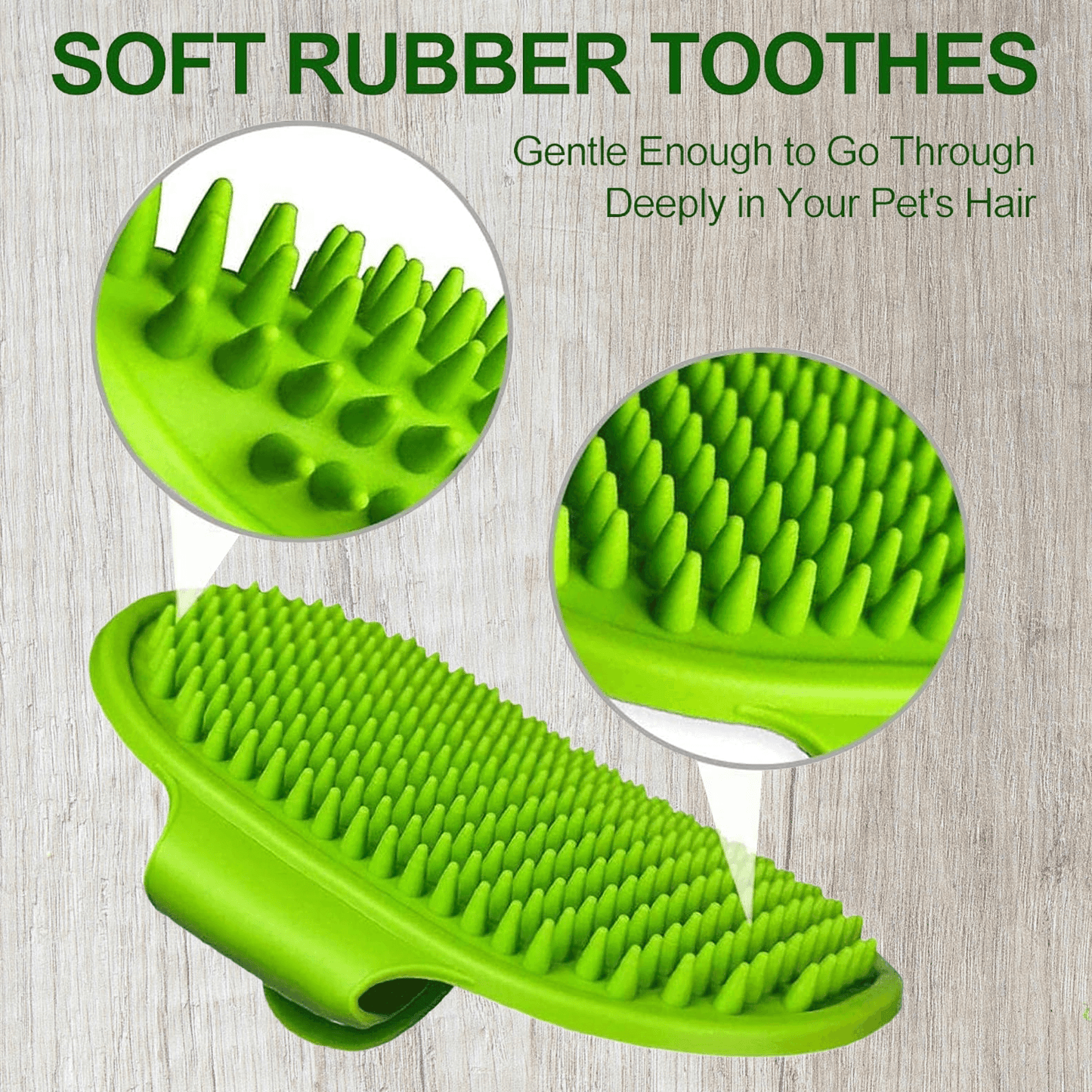 Pet Hair Remover Brush - Dog Grooming Mitt Pet Glove Brush | Cat Fur Hair Remover Deshedding Hand Massage