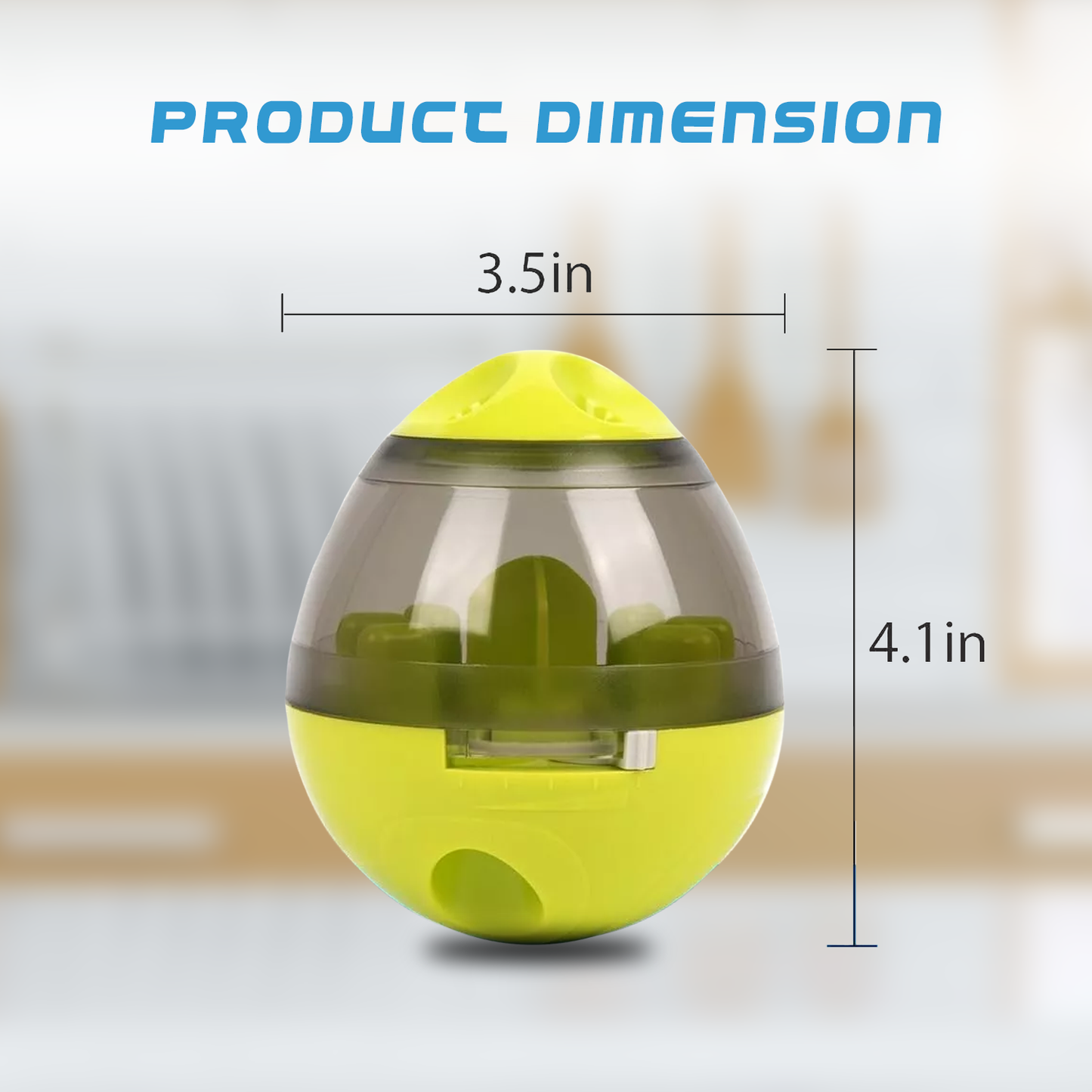 Automatic Dog Food Feeder - Pet Food Ball Interactive Toy Spill Treat Dispensing Bowl Feeder Breaker Cat