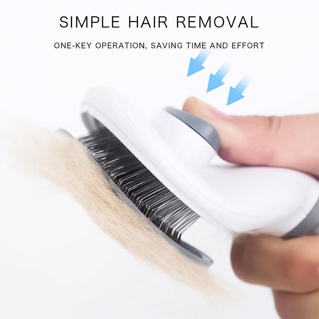 Pin Brushes for Dogs - Pet Dog Cat Brush Grooming Slicker Self Cleaning Slicker Brush Massage Hair Comb